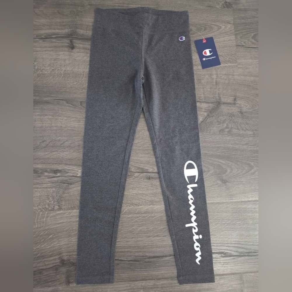 Girls Champion Gray Leggings Size S NWT